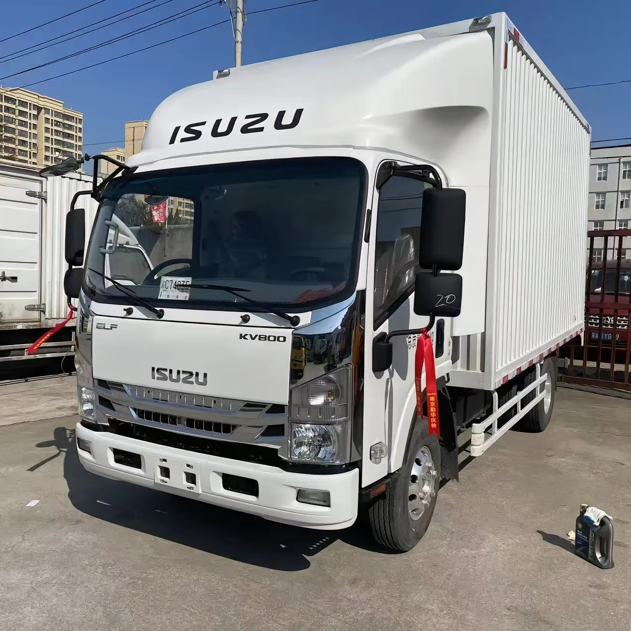 Лидер продаж, однокаютный грузовик средней грузоподъемности ISUZU KV800, 4x2, 4x4, привод, дизельное топливо, б/у оборудование, компоненты подшипников двигателя