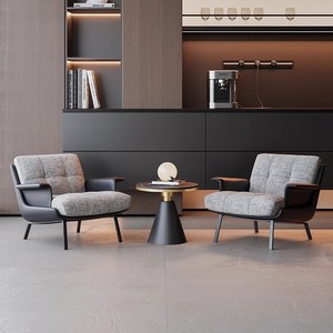 Canapé simple de luxe léger, ensemble de meubles pour hôtel et réception dans le hall d'accueil, 1 table + <span class=keywords><strong>2</strong></span> chaises pour les réunions et les négociations - Product Image 2