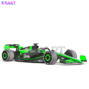 Escultura de Coche de Carreras de Fibra de Vidrio Personalizada, Modelo 3D F1 <span class=keywords><strong>Sauber</strong></span> C44 2024, Escultura de Resina, Decoración Artesanal - Product Image 2