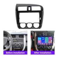 Cadre autoradio Android Meihua pour CHANGAN STAR 3 2015 9 pouces, kit de cadre de navigation automobile avec faisceau de câblage