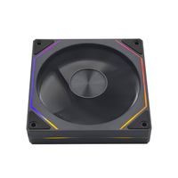 Ventilateur de boîtier PC gaming haute performance ARGB 120 mm à roulement fluide, LED 4 couleurs, refroidissement silencieux, dissipateur thermique