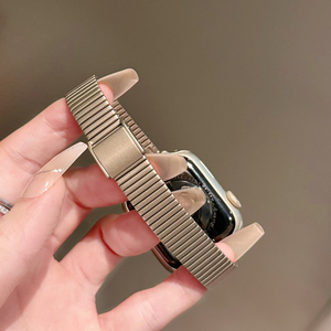 Correas de pulsera de reloj de acero inoxidable para <span class=keywords><strong>Apple</strong></span> <span class=keywords><strong>Watch</strong></span> Bands 46mm 42mm 44mm 49mm 45mm 41mm para Iwatch Series 9 <span class=keywords><strong>SE</strong></span> 7 8 Ultra 2 - Product Image 2