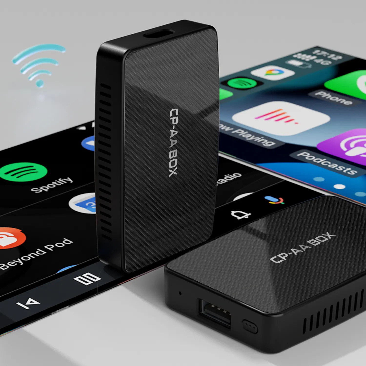 CP-300C 2023 yeni MODEL WiFi güvenlik cihazı için araba Android oyuncu sihirli kutusu carplay