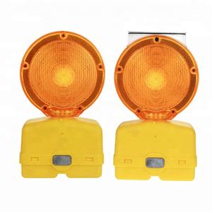 Lámpara de bloqueo de carretera, luz LED amarilla intermitente para barricada, ámbar, cono de carretera, <span class=keywords><strong>seguridad</strong></span> de advertencia - Product Image 3