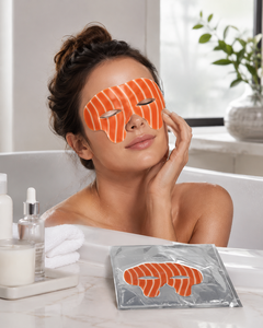 Masque de nuit pour le visage pour une peau éclatante, masque en gel bio-collagène, masque en gel de collagène rose au DNA de saumon PDRN - Product Image 3