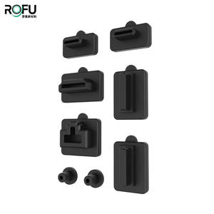 Tapón antipolvo de silicona Rofu, cubierta universal impermeable para puerto de carga para teléfonos móviles y ordenadores, protectores de cables - Product Image 3