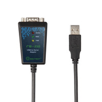 Cable Serial USB a RS232 de Alto Rendimiento con Chip FTDI, Blindaje Trenzado y Revestimiento de PVC para Videojuegos