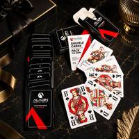 Cartas de Póker con Diseño de Aladino y Shisha, Estilo Alemán, B D K, Negras y Rojas, con Logotipo Personalizado OEM/ODM, Tema de Hookah, Papel Ecológico, Regalo