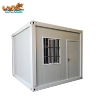 Maison préfabriquée 10 pieds Mini bureau mobile pliable extensible de luxe Magasin modulaire Maison en conteneur