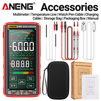 ANENG 683 Multimeter Pintar Sentuh Kelas Atas 6000 Counts, Penguji Tegangan/Arus AC/DC yang Dapat Diisi Ulang dengan True RMS