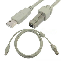 Kabel Scanner IBM SurePOS USB 6-Pin Modular 1.8m Dilindungi EMI PVC Kabel Data Printer Pembaca Barcode Kecepatan Tinggi Pabrik