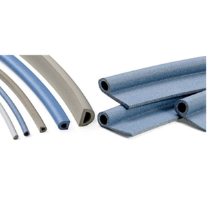 Striscia in Silicone Conduttivo in Vetro Argentato Personalizzata all'Ingrosso, a Forma di O/D/U/P, Estrusa per Schermatura EMI, Tagliabile - Product Image 5