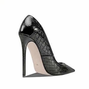 Tacchi a Spillo da Donna Sexy in Vernice Trapuntata con Punta Affusolata, 12CM, Décolleté, Taglie 35-47, Colori Personalizzabili - Product Image 4