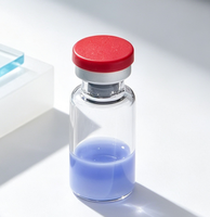 Fabricant de peptides, fourniture de peptides lyophilisés GHK-CU à 99% de pureté, flacon en verre de 50 mg, matières premières cosmétiques, expédition rapide de l'usine