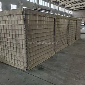 Barrière de défense personnalisée pour mur de sable, boîte remplie de gabion, vente en gros