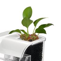 Filter Akuarium Mini Gantung dengan Baki Tanam, Pompa Filter Tangki Eksternal dengan Planter