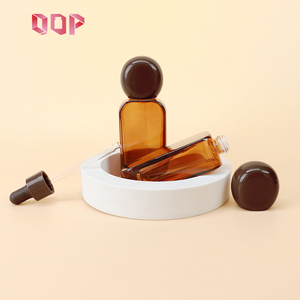 30ML50ML100ML120ML Amber Clear Glass <b>Bottle</b> Skin Care <b>Dropper</b> <b>Bottles</b> Cosmetic Glass <b>Bottle</b> With Brown Lids Support Customized - Product Image 4
