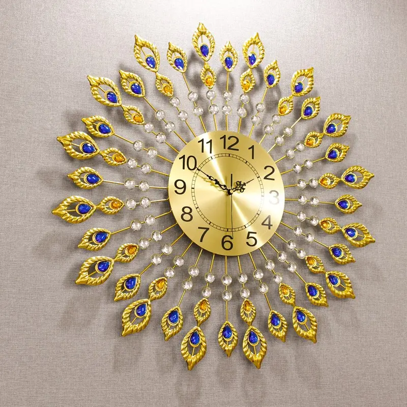 Creative Wall Home Decoration Metal Wall Clocks Living Room Decoration