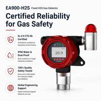 EA900-H2S Detektor Gas H2S Tetap Sensor Elektrokimia Ex d II CT6 Gb Tahan Ledakan IP66 Tahan Air Akurasi Tinggi Suara & Lampu