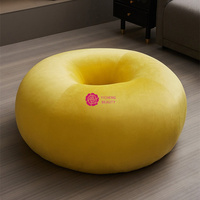 Yicheng Beauty Canapé pouf au sol en forme de beignet de luxe moderne Meubles de maison design Canapé de loisirs rond à vendre