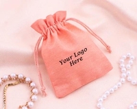 Pochette en coton mousseline bio réutilisable et écologique, sac en toile à cordon personnalisé avec logo, sac de rangement anti-poussière pour emballage cadeau