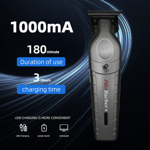 Rasoio <span class=keywords><strong>Professionale</strong></span> 6500RPM 180min Regolabarba <span class=keywords><strong>Elettrico</strong></span> Mini Motore Vettoriale Tosatrice in Plastica Macchinetta per Capelli da Uomo - Product Image 4