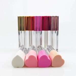 En Stock, Nuevo Envase Transparente en Forma de Corazón para Brillo Labial, Tubos Vacíos de 5ml para Lápiz Labial, Envases Cosméticos para Brillo Labial - Product Image 1