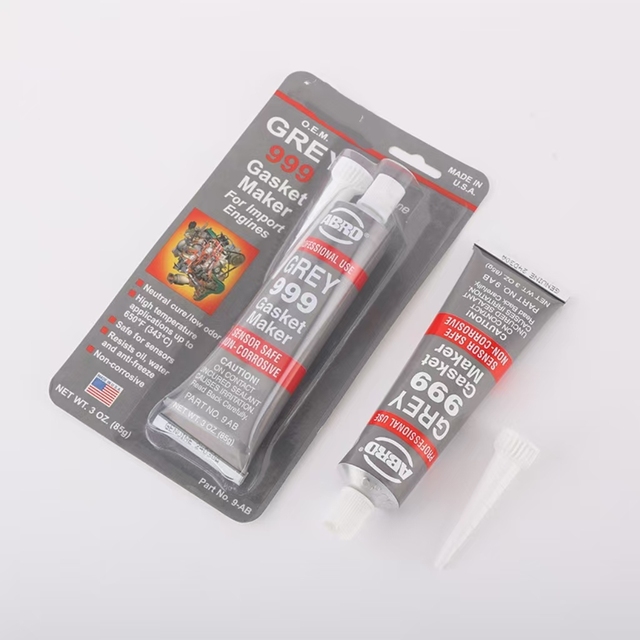 Stock Super Waterproof Neutral 100% Silicone Gasket Maker Grey 999 Sealant for Stiffer Safe Car Genuine New TrustMart