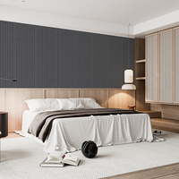 Panneaux acoustiques muraux en feutre RPET en gros, auto-adhésifs, en fibres de polyester recyclées, isolation phonique, carreaux muraux, décoration de bureau