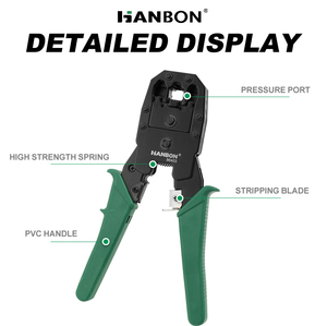 Hot Sale Industrial Grade Multi-Purpose 8P/6P/4P <b>RJ45</b> Network <b>Cable</b> Crimping Pliers OEM/ODM Customizable High Efficiency Tool 86 - Product Image 2