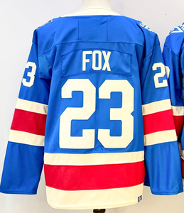 Maillots de hockey sur glace pour hommes de New York en gros 73 Matt Rempe 31 Igor Shesterkin 20 <span class=keywords><strong>Chris</strong></span> Kreider 93 Mika Zibanejad 23 Adam et Fox - Product Image 5