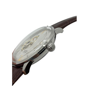 Reloj mecánico automático duradero con correa de cuero de gran calidad y alta personalización - Product Image 2