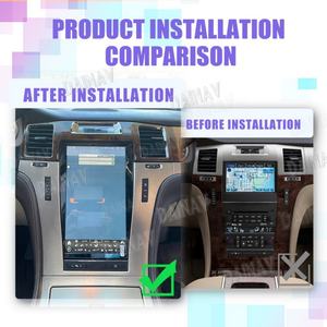 Radio para Auto de 13.6 Pulgadas para Cadillac Escalade 2007-2014, Pantalla Vertical, Reproductor Multimedia Estéreo para Auto, Unidad con GPS, Navegación, Android 12 - Product Image 2