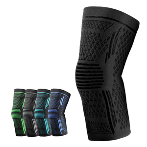 Rodillera de compresión OEM para baloncesto y running, protector de <span class=keywords><strong>rodilla</strong></span> elástico 3D antideslizante, venta al por mayor de fábrica ODM - Product Image 1