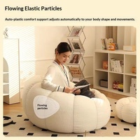Canapé paresseux moderne simple de style nordique, fauteuil citrouille, pour dormir et s'allonger, populaire sur internet, balcon, tatami, tissu en peau d'agneau, Chine