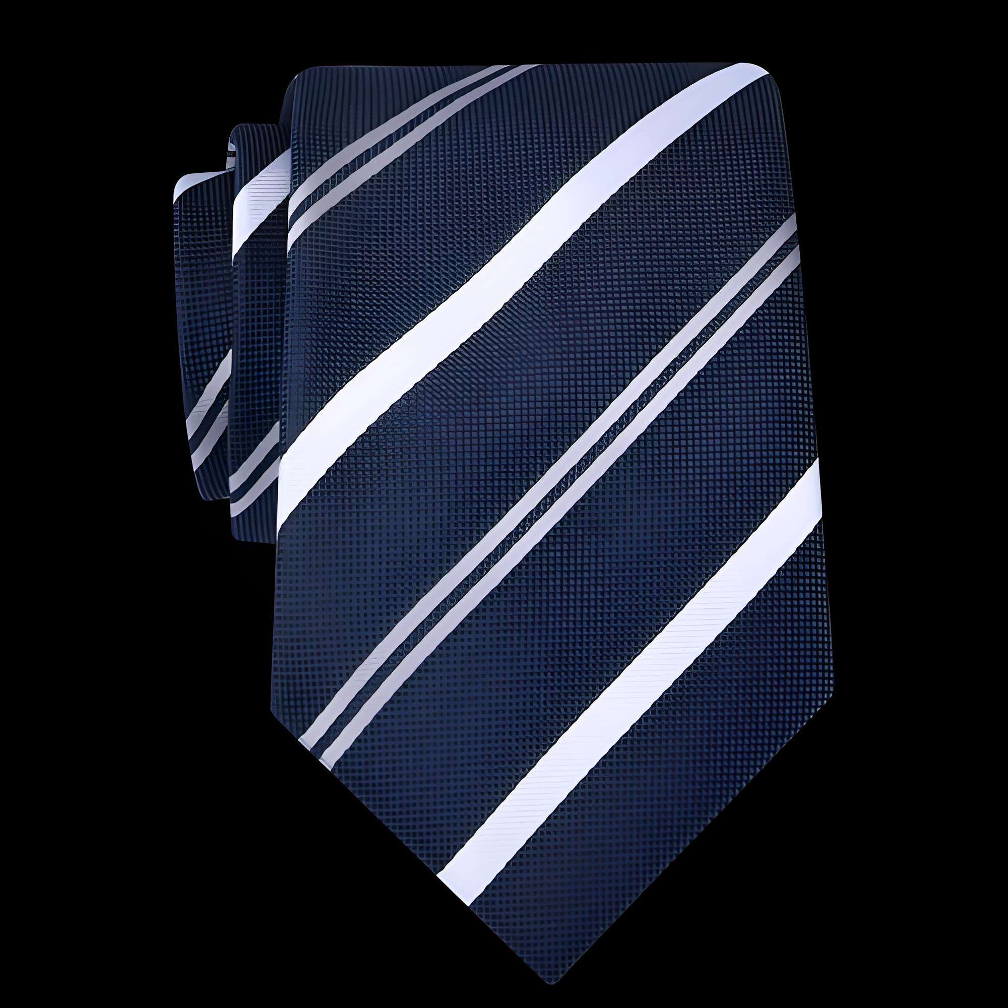 น้ำเงินกรมท่า ขาว