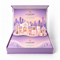 Boîte cadeau cosmétique 3D personnalisée, emballage rigide avec affichage artistique en papier pour parfum, maquillage, soins de la peau, beauté