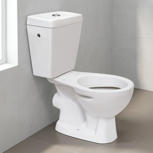 Ensemble WC deux pièces en porcelaine pour salle de bain, avec siège de toilette occidental et asiatique - Product Image 2
