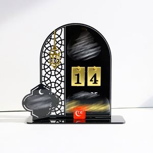 ป้ายอะคริลิคดีไซน์ใหม่สีเงินสำหรับรอมฎอน คารีม ปฏิทินอะคริลิครอมฎอน 30 วันสู่วันอีด ปฏิทินอีด - Product Image 5