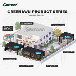 10 x 13 <span class=keywords><strong>Abri</strong></span> solaire extérieur motorisé résistant au froid pour gazebo à vendre - Product Image 5