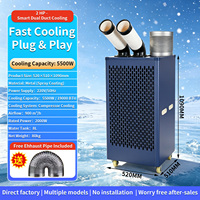 Climatiseur mobile industriel électrique portable à refroidissement rapide 2KW 19000BTU, fabriqué en Chine