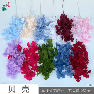 Décorations de plafond en fleurs artificielles en soie, forme goutte d'eau, haute simulation, pour salles de mariage, salles de banquet et hôtels - Product Image 2
