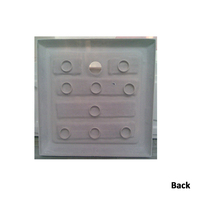Base de receveur de douche en acrylique blanc conçu sur mesure, carré moderne, autoportant pour salle de bain et salle de douche