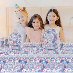 Modern 9 Inches Diameter Paper <b>Plates</b> Dolphin Theme Party Supplies for Kids for Appetizer Birthday Party Lunch Dinner Dessert - Product Image 3