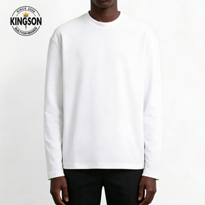 <span class=keywords><strong>T</strong></span>-<span class=keywords><strong>shirt</strong></span> personnalisé pour homme, 100% coton, qualité supérieure, col rond <span class=keywords><strong>côtelé</strong></span>, manches longues, streetwear, <span class=keywords><strong>t</strong></span>-<span class=keywords><strong>shirt</strong></span> lourd 100% coton pour homme - Product Image 1