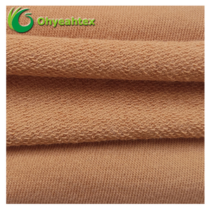 Stock <span class=keywords><strong>Lot</strong></span> poids lourd 300-350GSM 100% coton tissu éponge français pour sweats à capuche sweat-shirt - Product Image 6