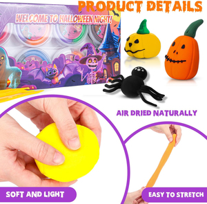 Vente chaude Halloween Clay Set Super Light Air-Dry Modelage Clay pour Enfants/Adultes, DIY Playnough Handmade Craft Supplies - Product Image 2