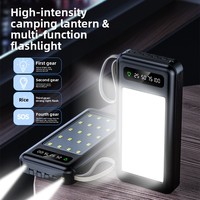 Batterie externe portable ultra-mince de 20 000 mAh avec câble intégré, facile à transporter, idéale pour le camping en extérieur, ALP-520 520