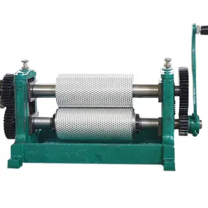 250mm manual beeswax foundation roller bee wax embossing machine