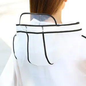 Imperméables en plastique transparents pour femmes <span class=keywords><strong>à</strong></span> la mode Imperméables de voyage Imperméables Vestes de pluie pour hommes Imperméables d'extérieur Sacs <span class=keywords><strong>à</strong></span> <span class=keywords><strong>dos</strong></span> - Product Image 6